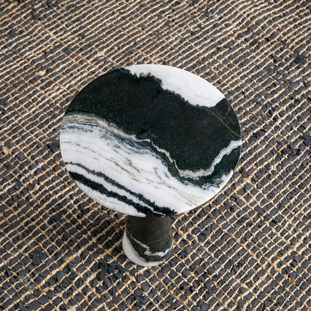 Pier Accent Table - Panda Marble
