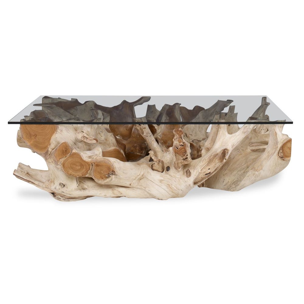 Center Root Coffee Table - Rectangle, 2 Cartons