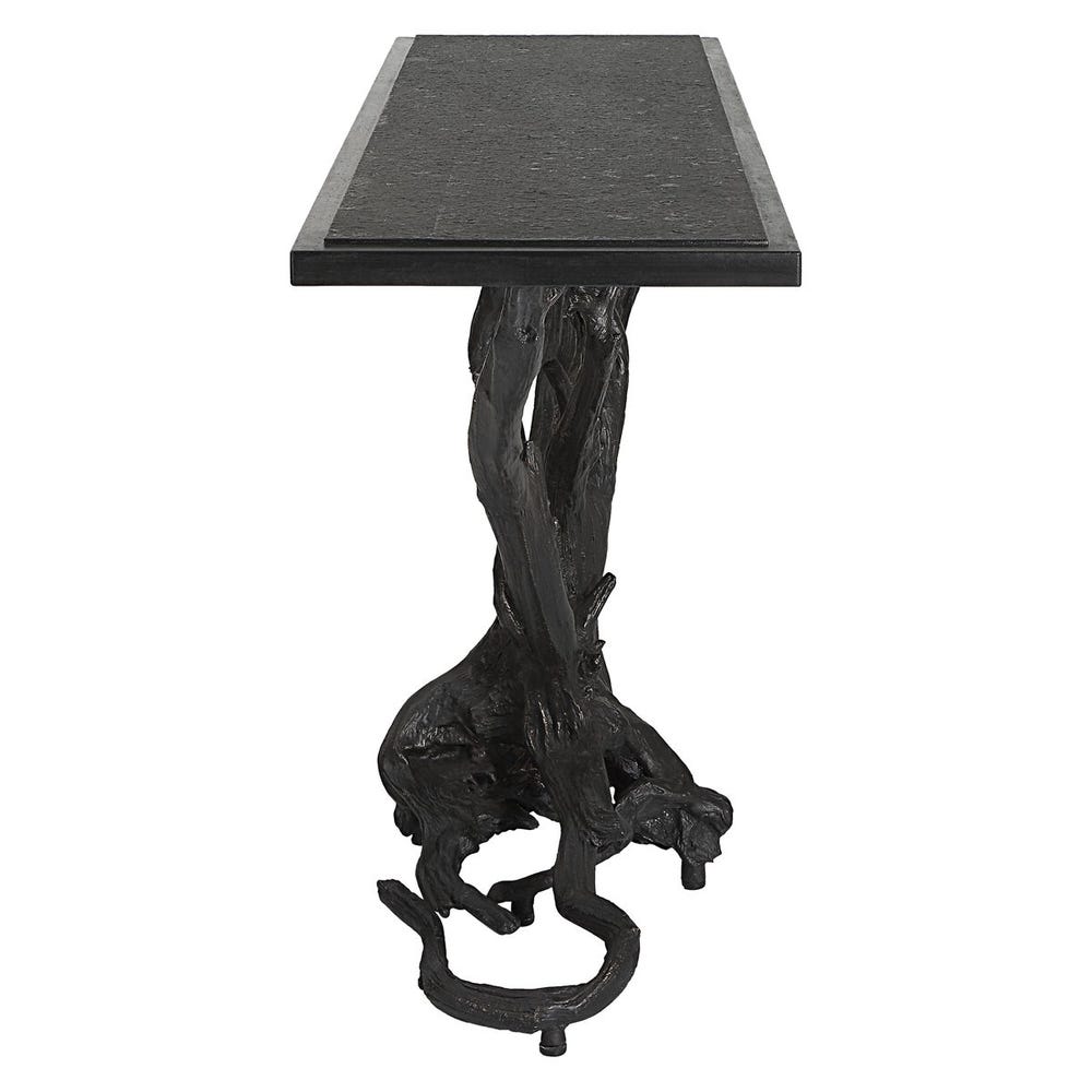 Big Sur Console Table - Bronze/Black, 2 Cartons