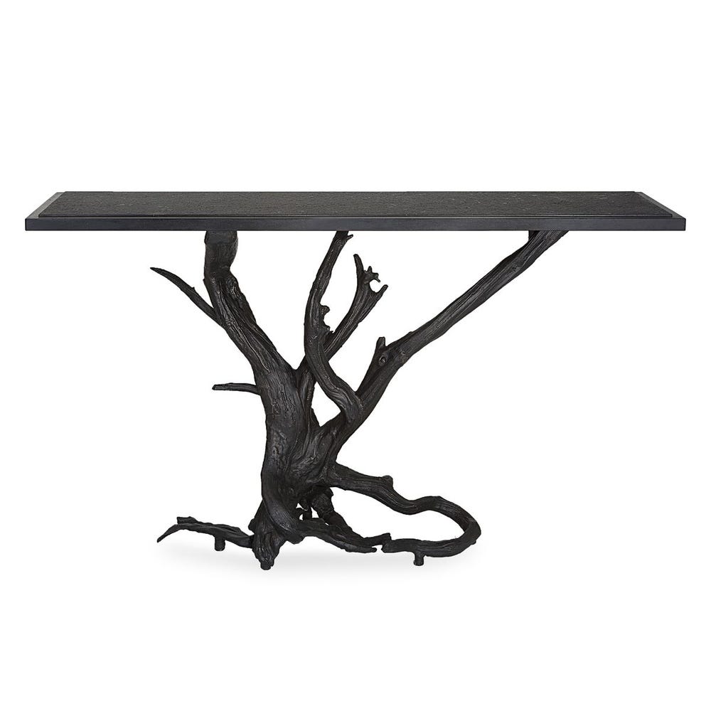 Big Sur Console Table - Bronze/Black, 2 Cartons