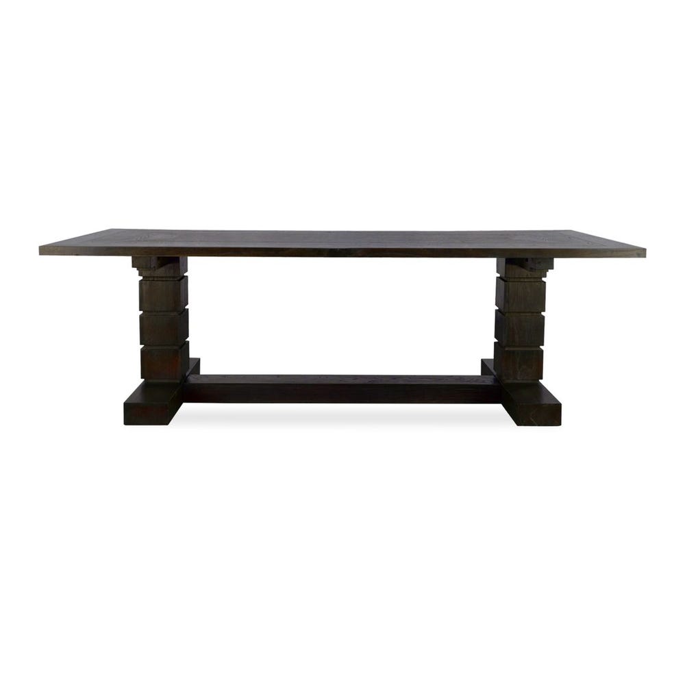 Black Magic Extension Dining Table, 2 CARTONS