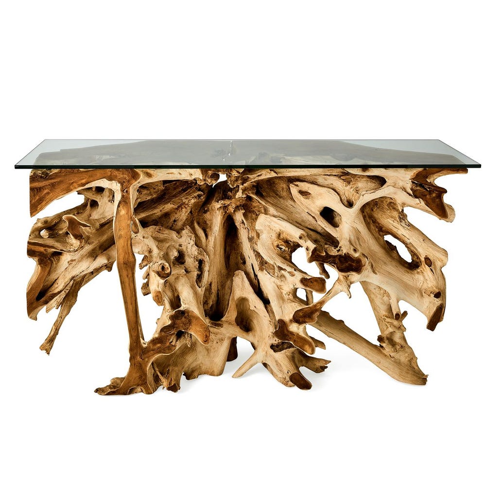Center Root Console Table - 58x17, 2 Cartons
