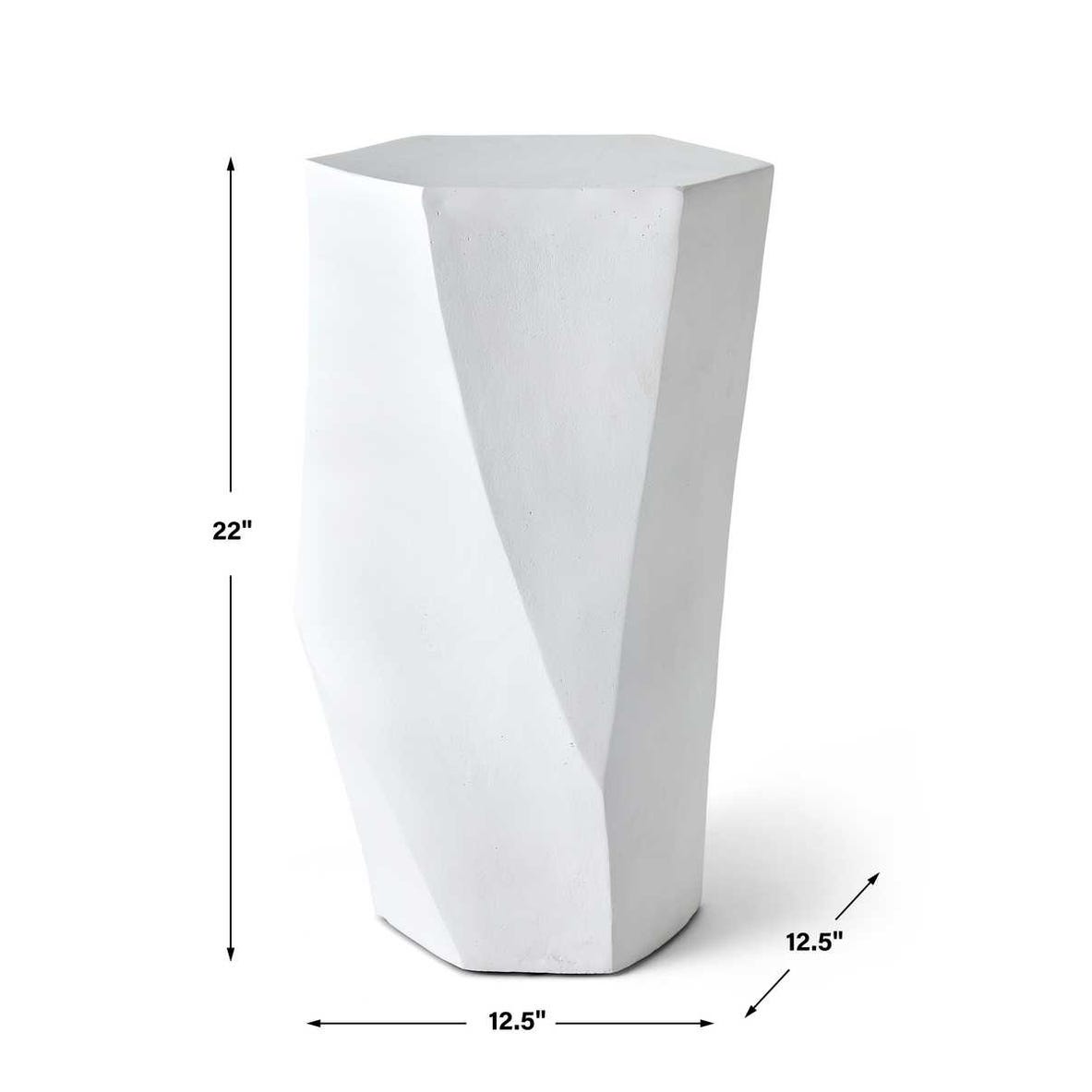 Cathenna Accent Table - White