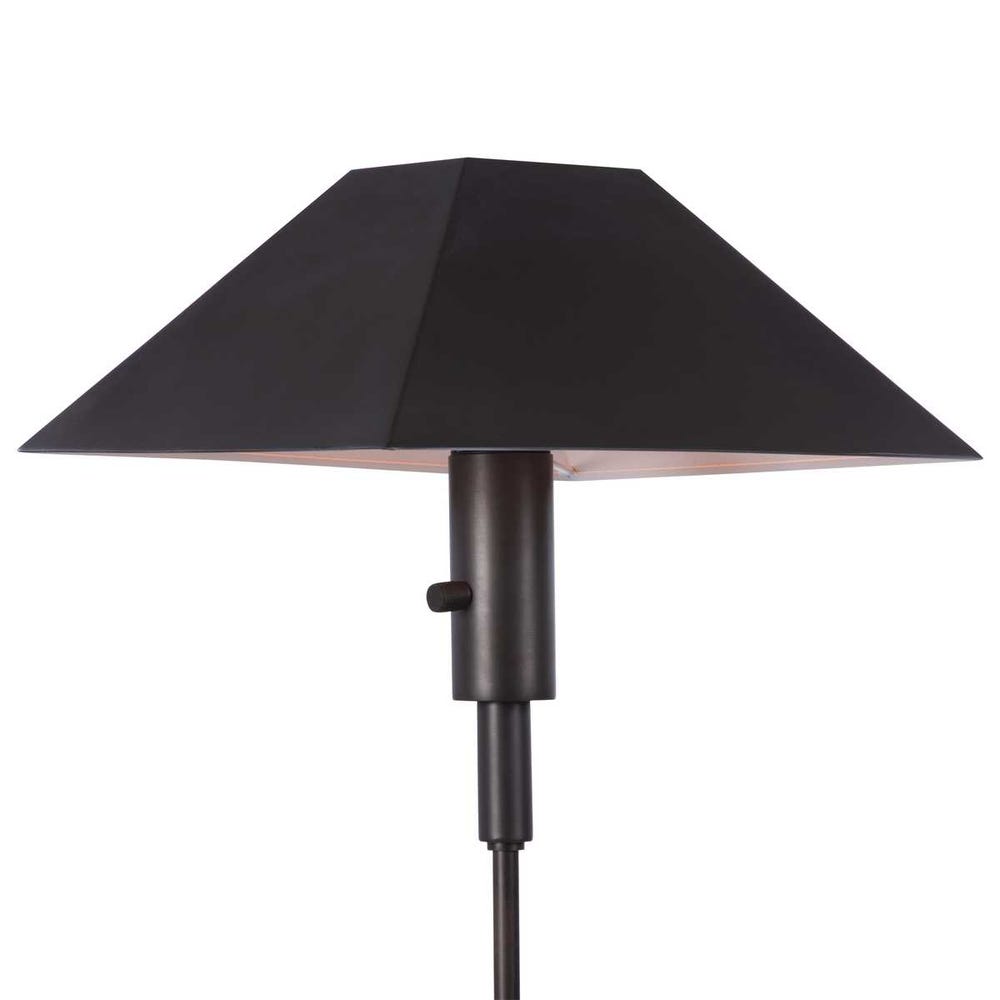 Telescope Buffet Lamp - Gray Travertine/Bronze