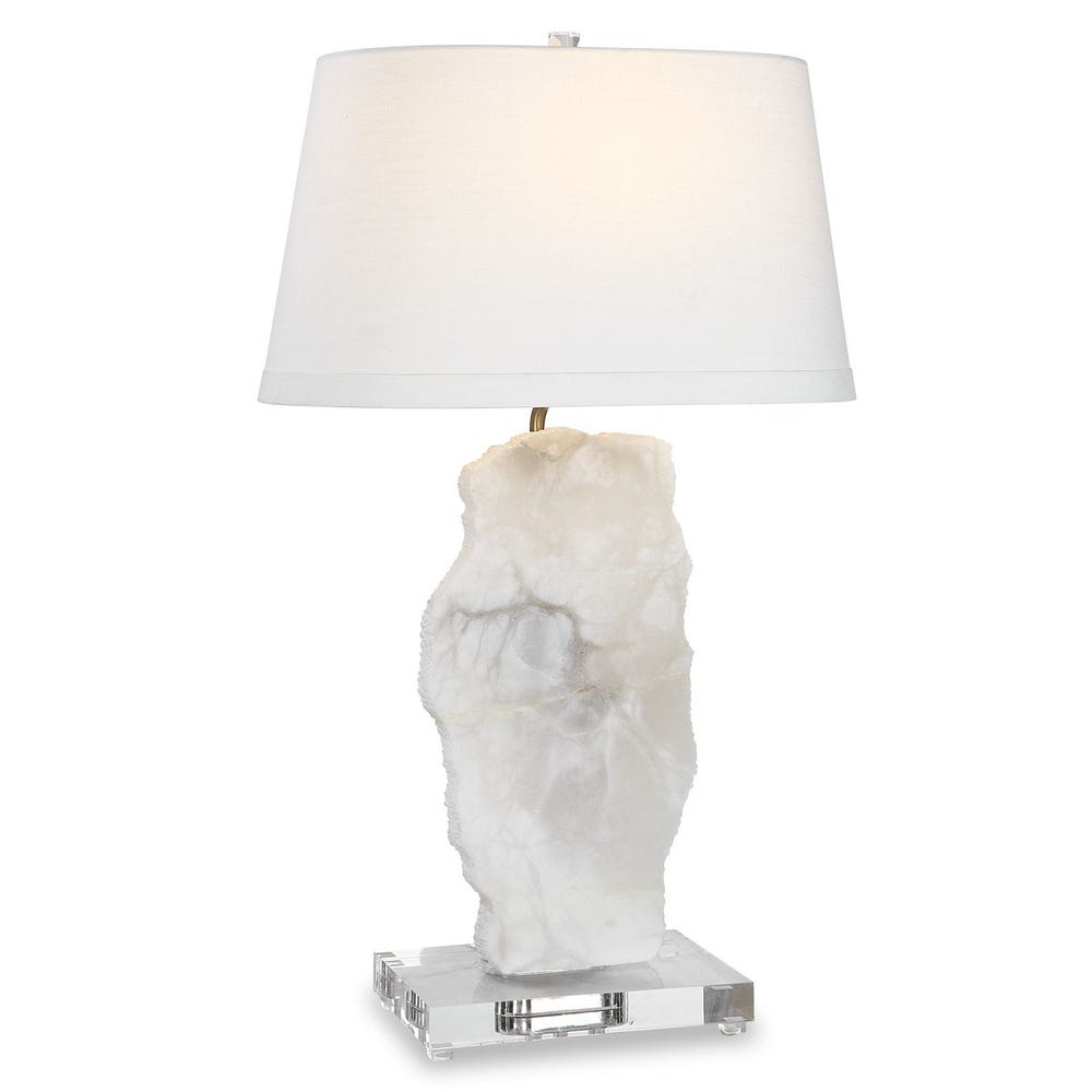 Slice Table Lamp - Alabaster