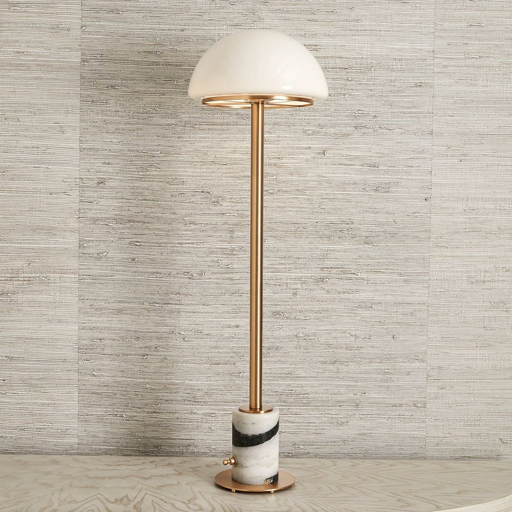 Mushroom Buffet Lamp - Panda Marble