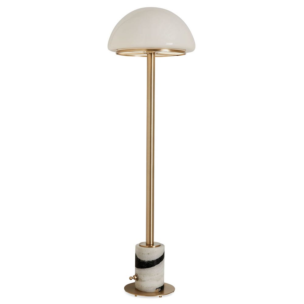 Mushroom Buffet Lamp - Panda Marble