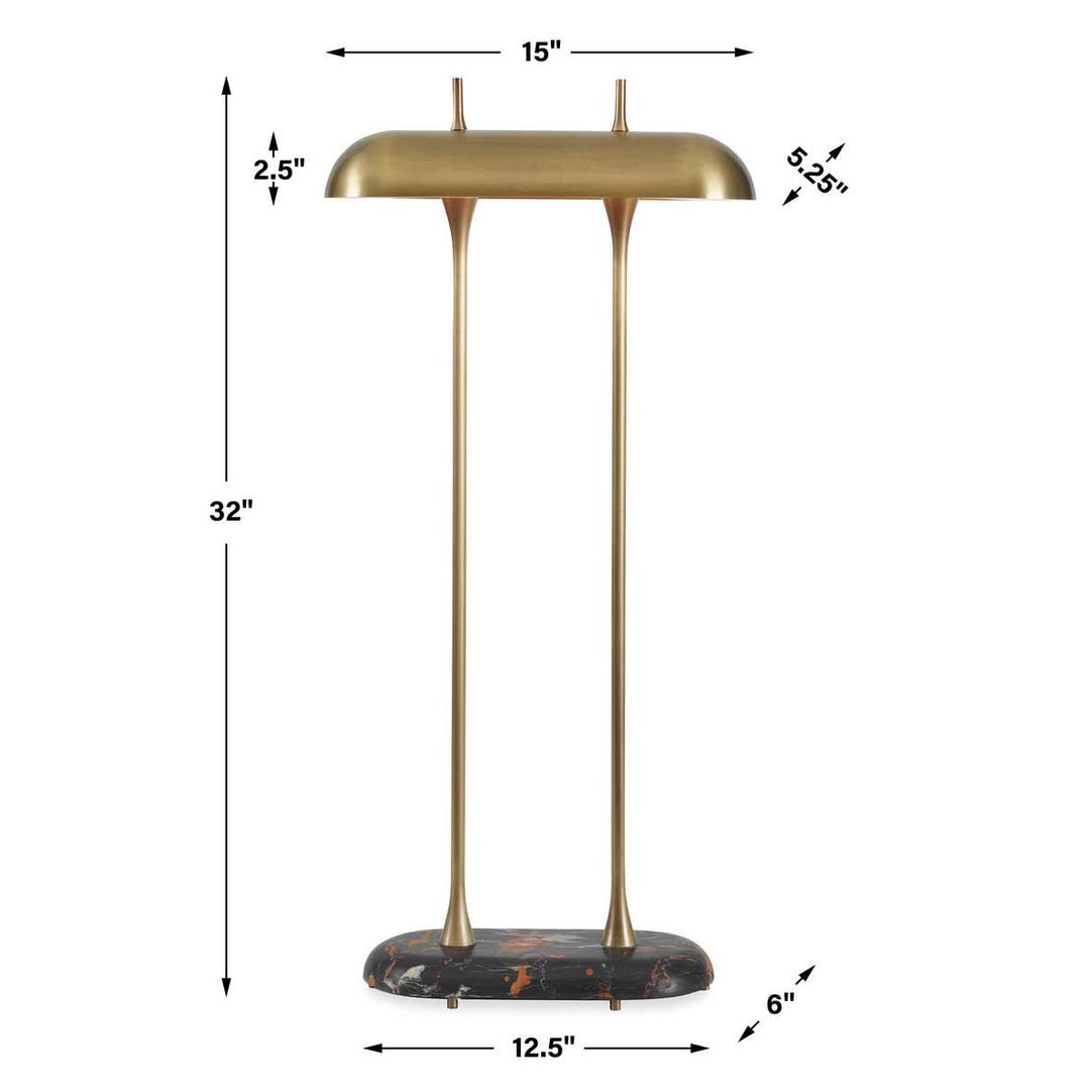 Papyrus Buffet Lamp - Michelangelo Marble