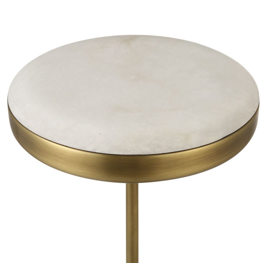 Flat Top Rechargeable Mini Lamp - Brass