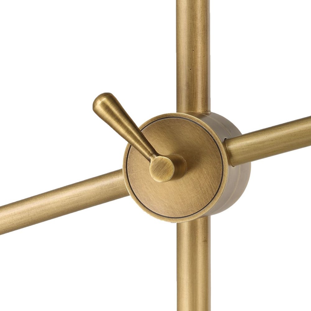 Kiss Adjustable Arm Floor Lamp - Michelangelo Marble