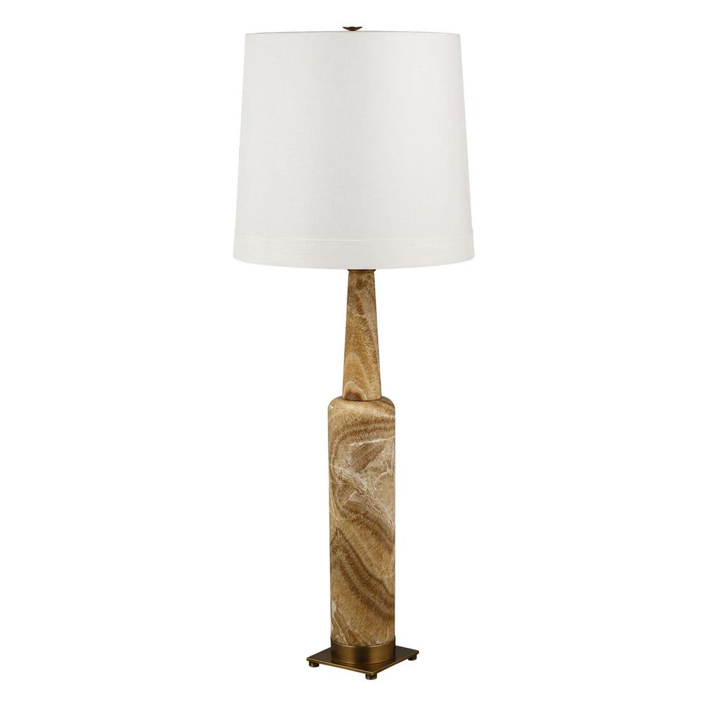 Statuesque Table Lamp - Latte Onyx