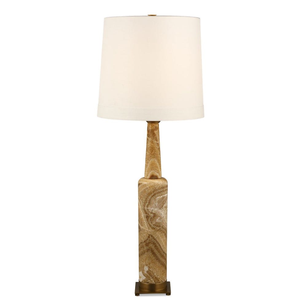 Statuesque Table Lamp - Latte Onyx