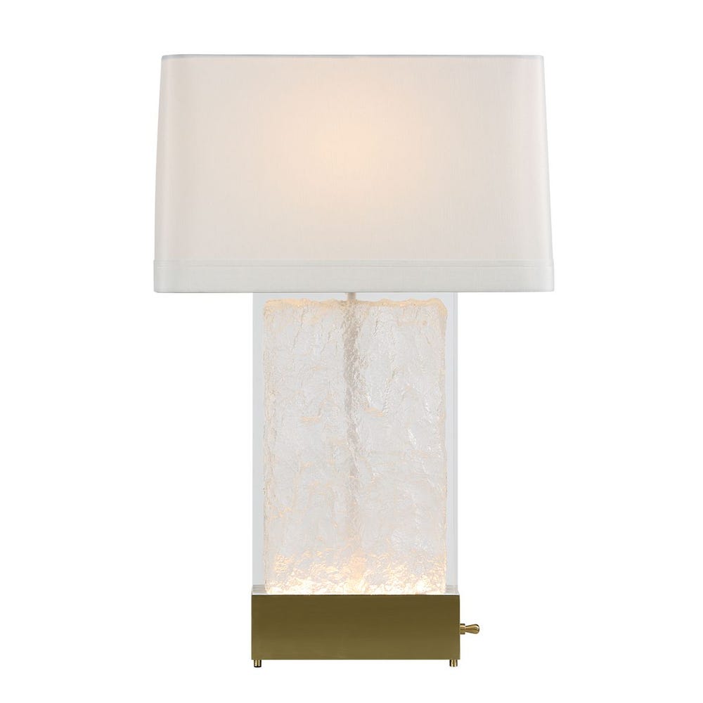 Lit Glacier Table Lamp