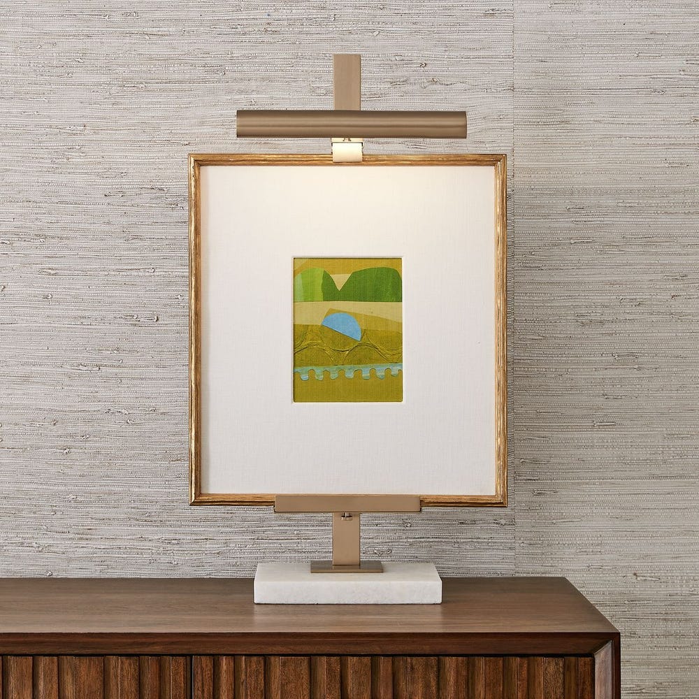 Petite Bijoux Framed Canvases - Lime, S/2