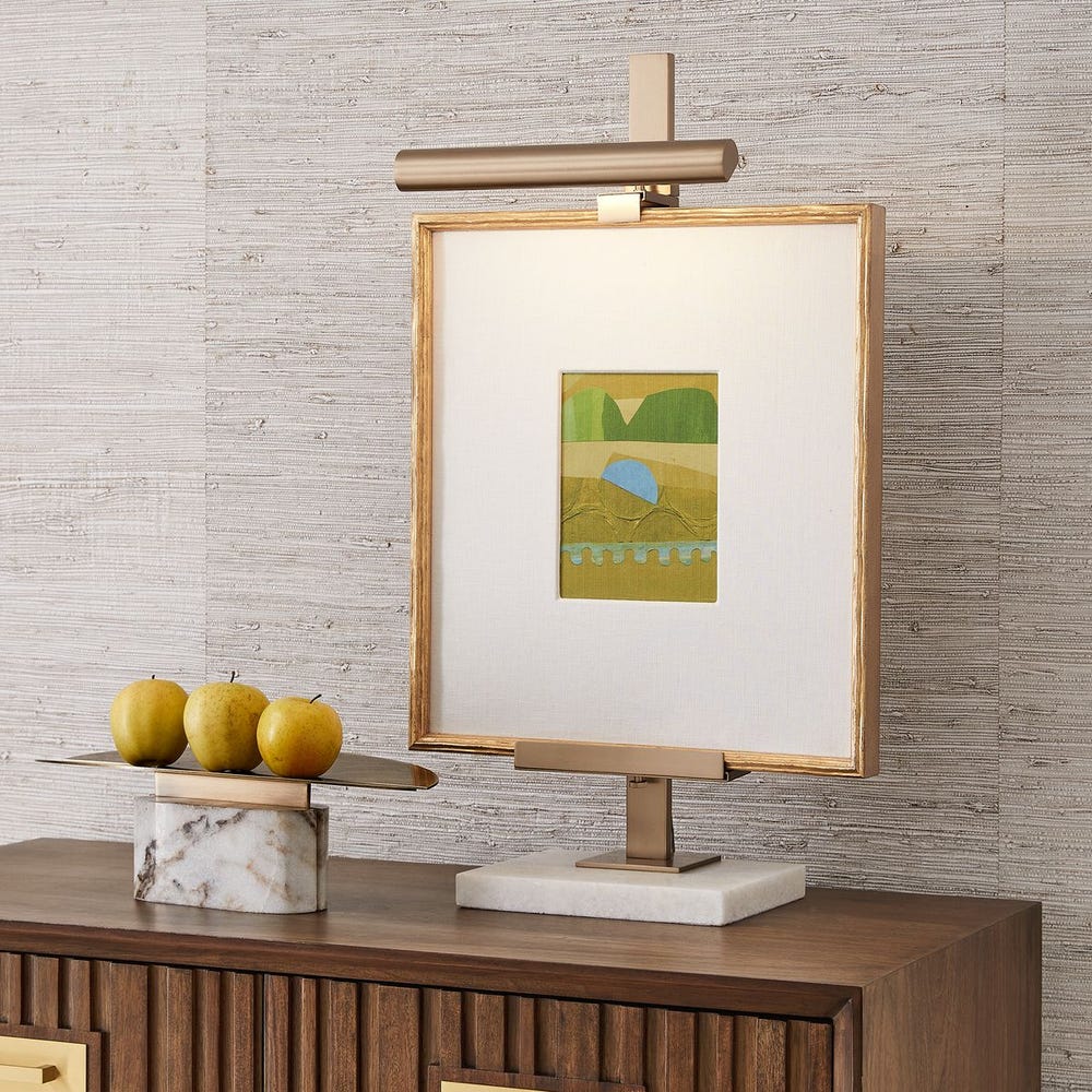 Petite Bijoux Framed Canvases - Lime, S/2
