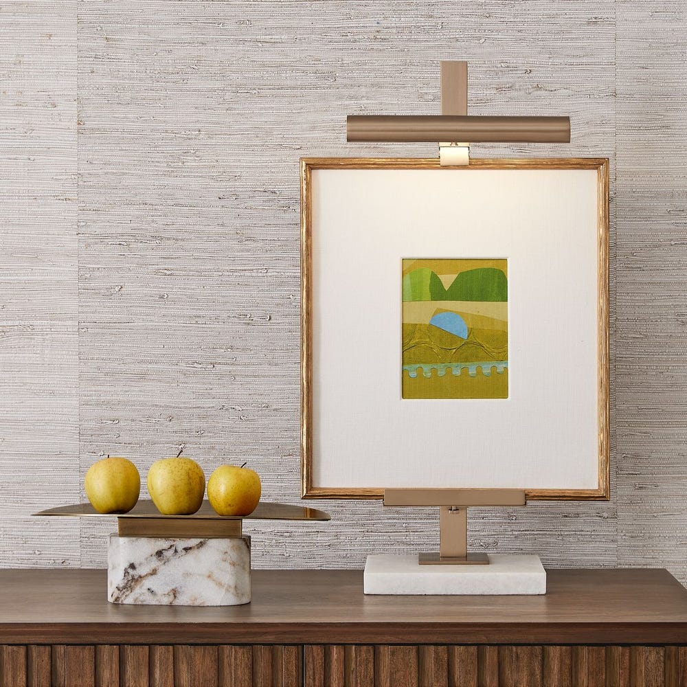 Petite Bijoux Framed Canvases - Lime, S/2