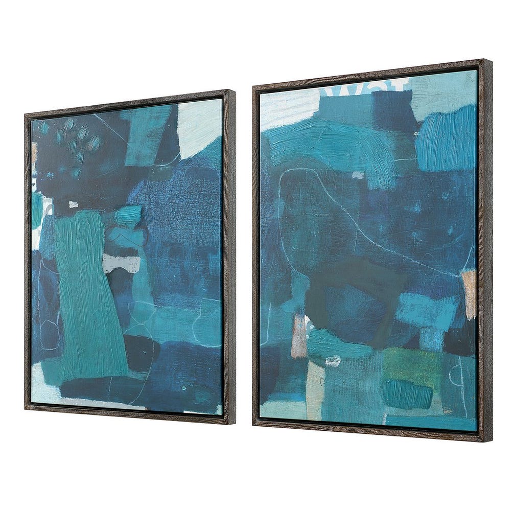 Wait Until Dusk Diptych Canvas S/2 - Large
