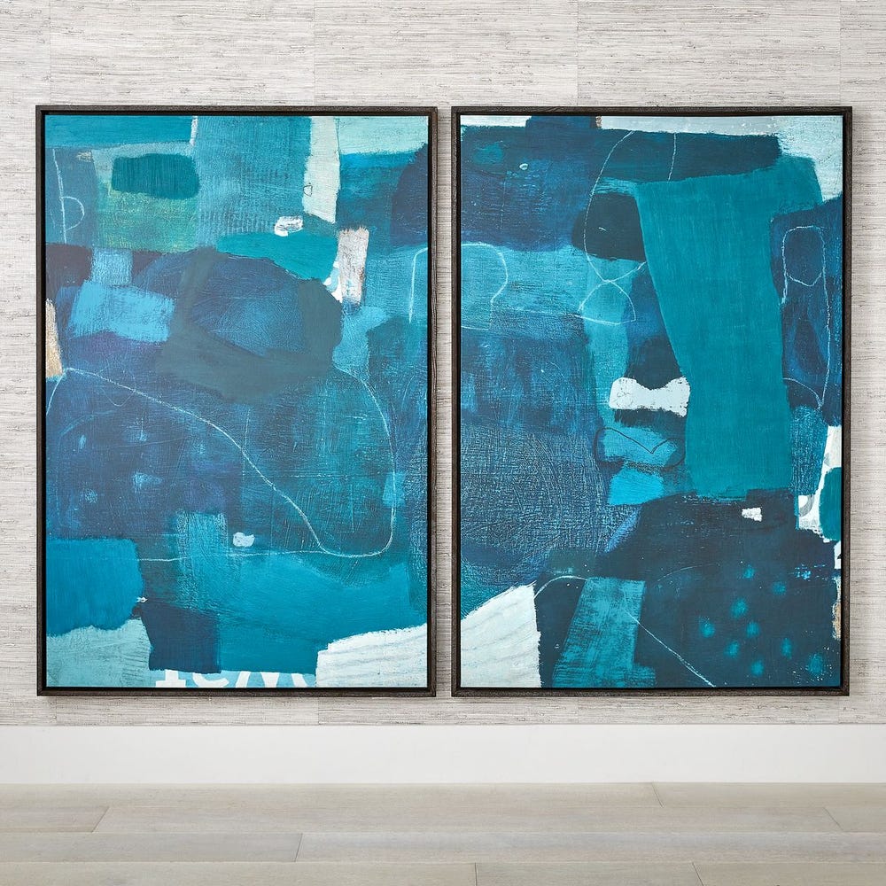 Wait Until Dusk Diptych Canvas S/2 - Large