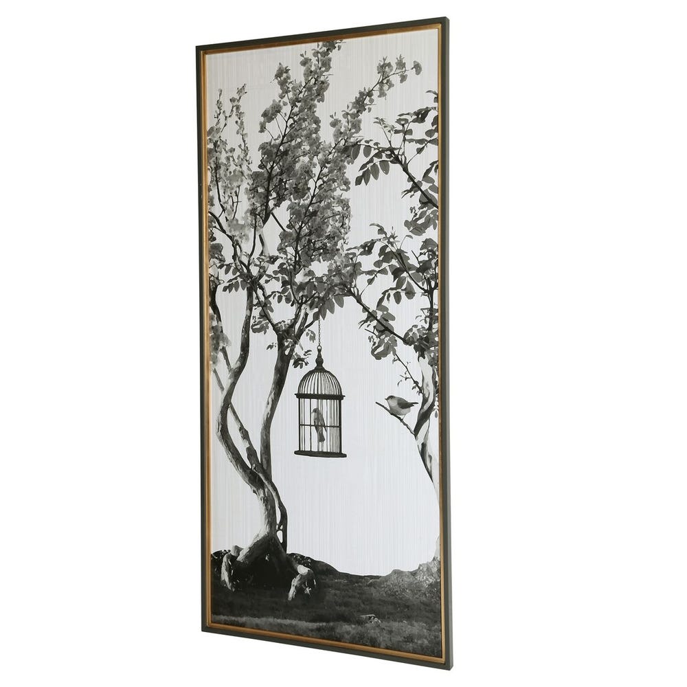 Woodland Songbird Framed Print - Left