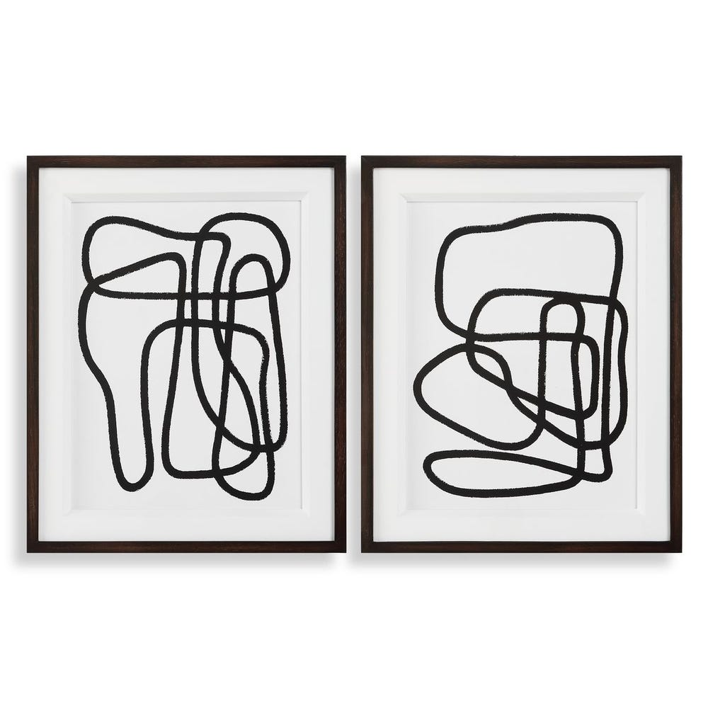 Entangle Framed Prints, S/2