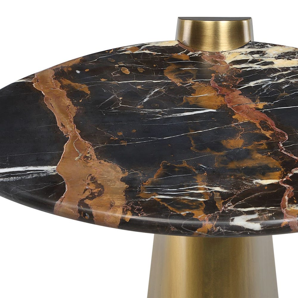 Strum Accent Table - Michelangelo Marble