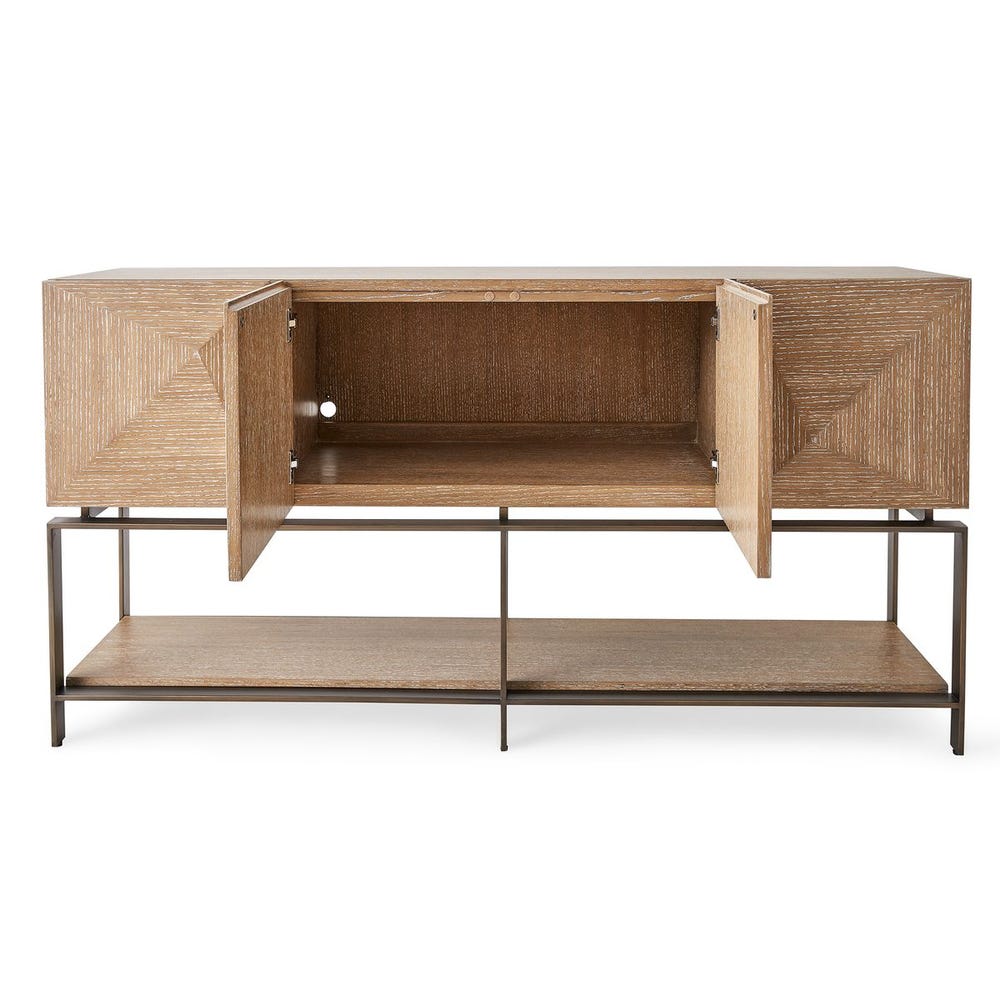Trapezoid 4 Door Cabinet