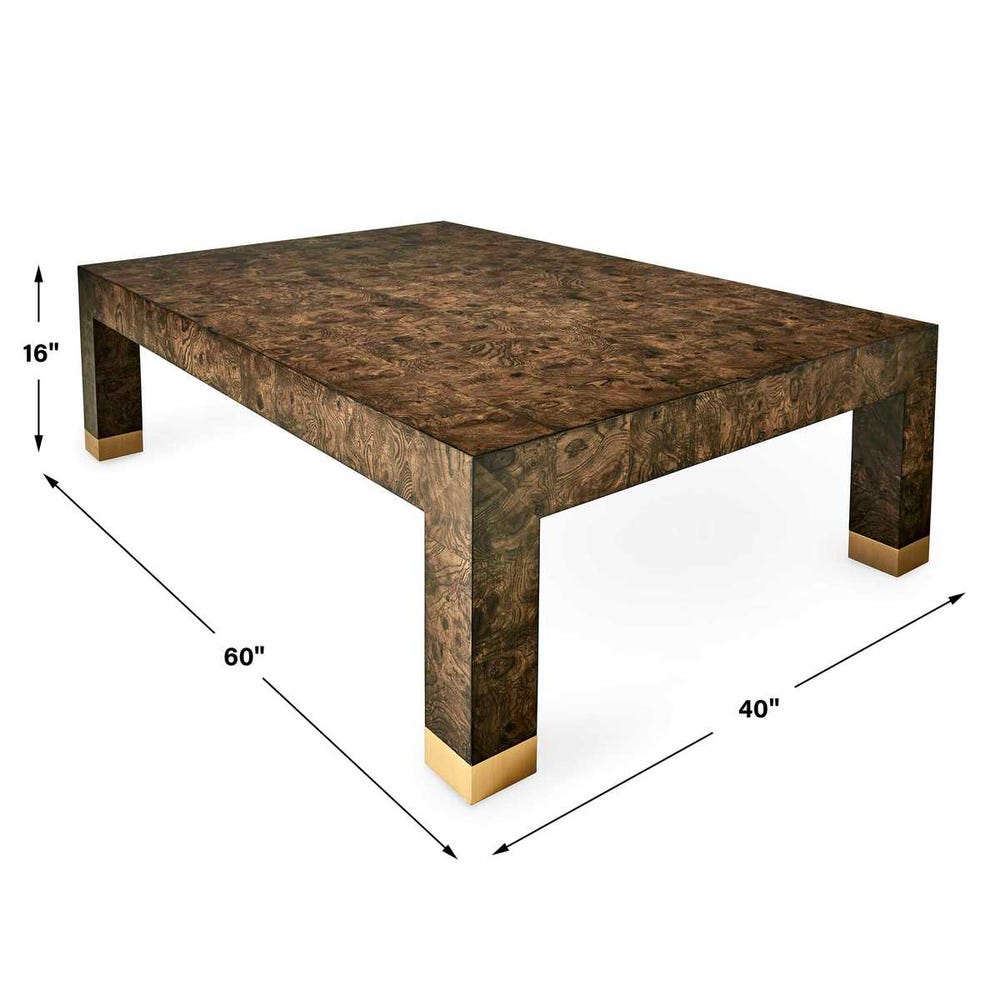 Ingrain Coffee Table - Cocoa Brown