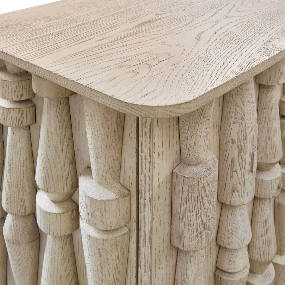 Spindle 4 Door Cabinet