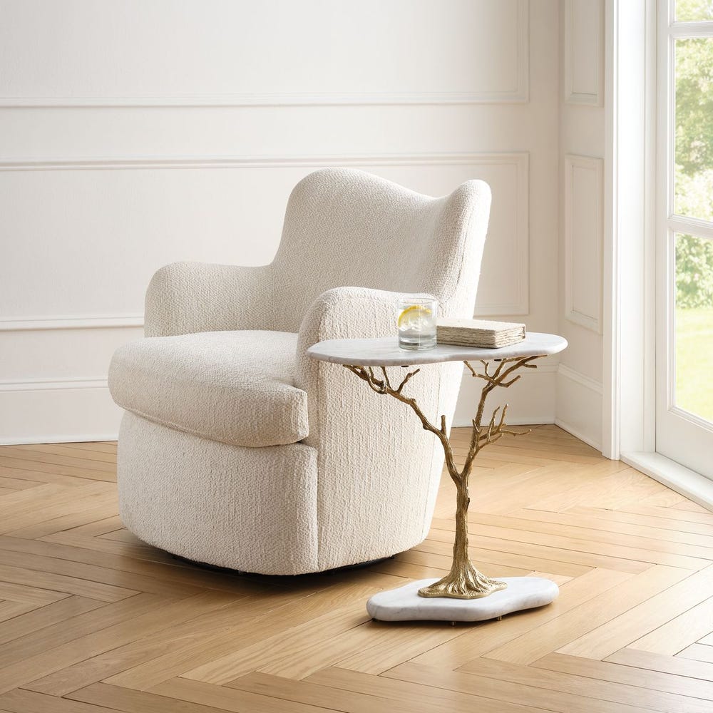 Golden Chestnut Accent Table