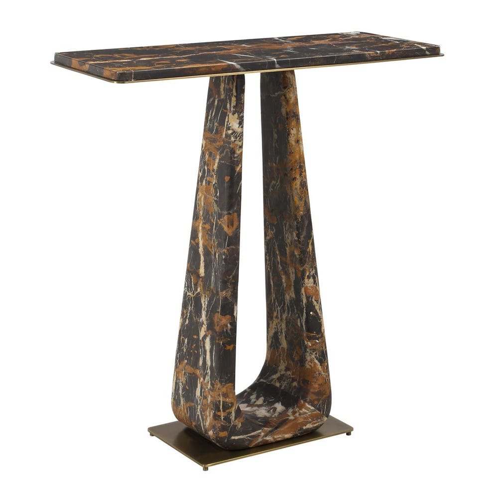 About Turn Console Table - Michelangelo Marble