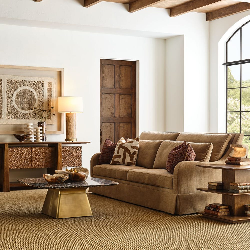 Equilateral Coffee Table - Michelangelo/Brass, 2 CARTONS