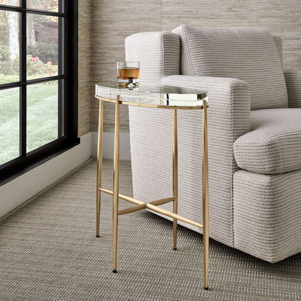 Crystal Clear Accent Table