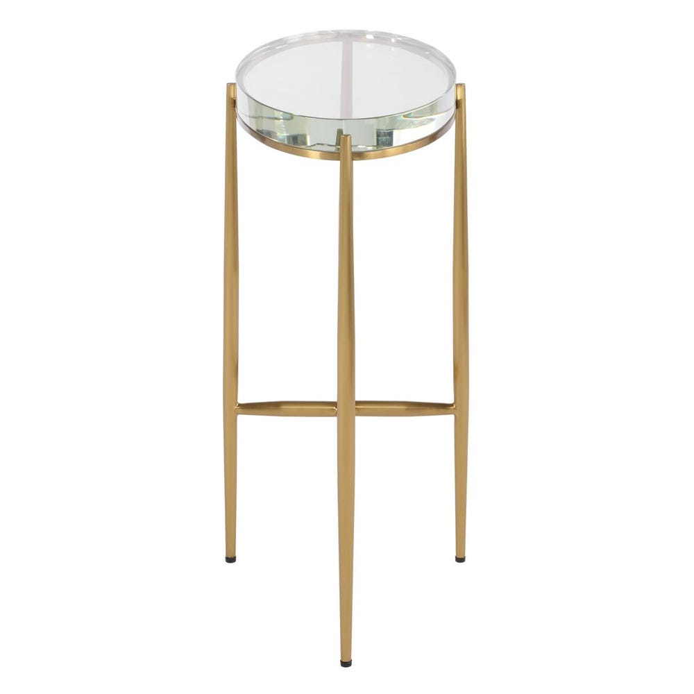 Crystal Clear Accent Table