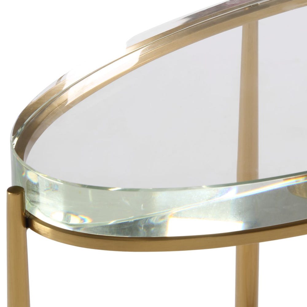 Crystal Clear Accent Table