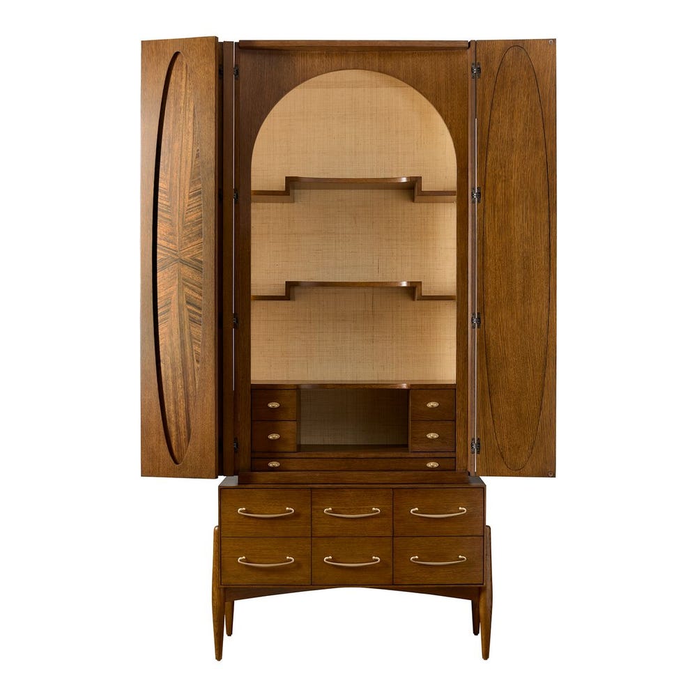 Tiger Eye Tall Cabinet, 2 CARTONS