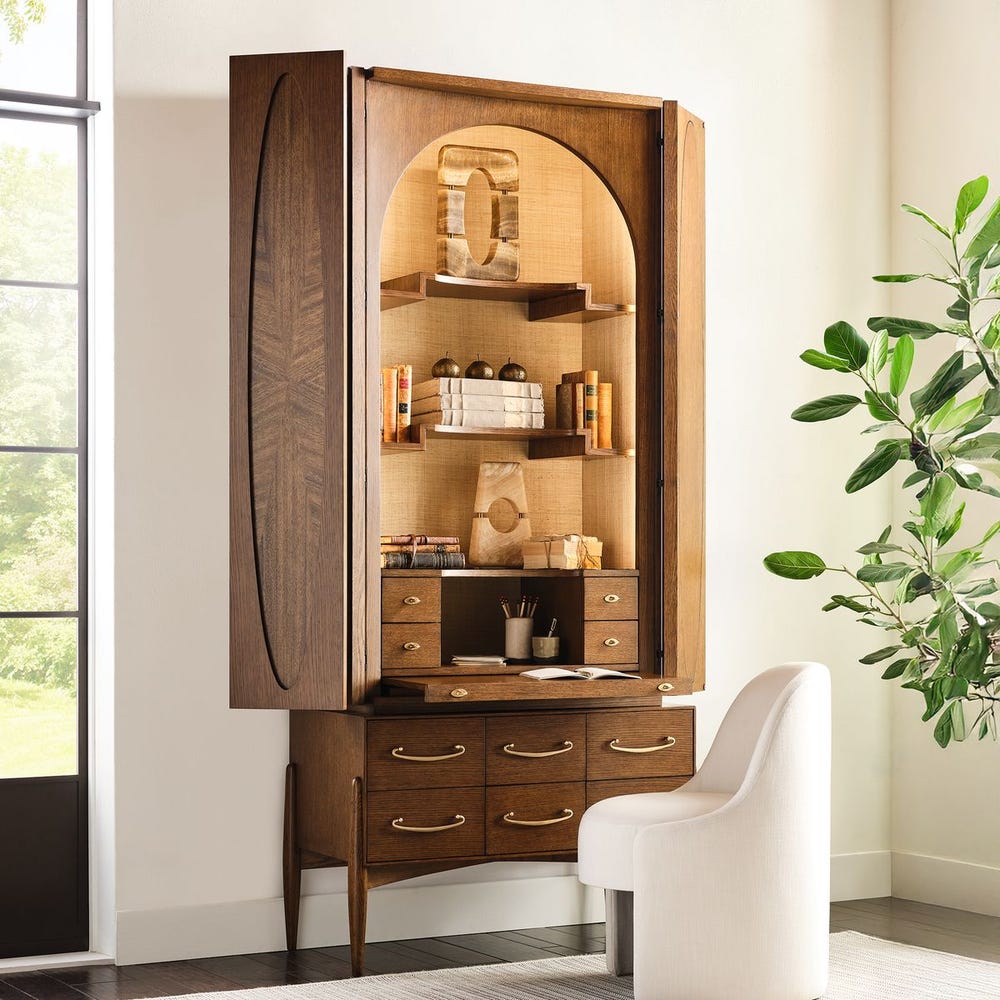 Tiger Eye Tall Cabinet, 2 CARTONS