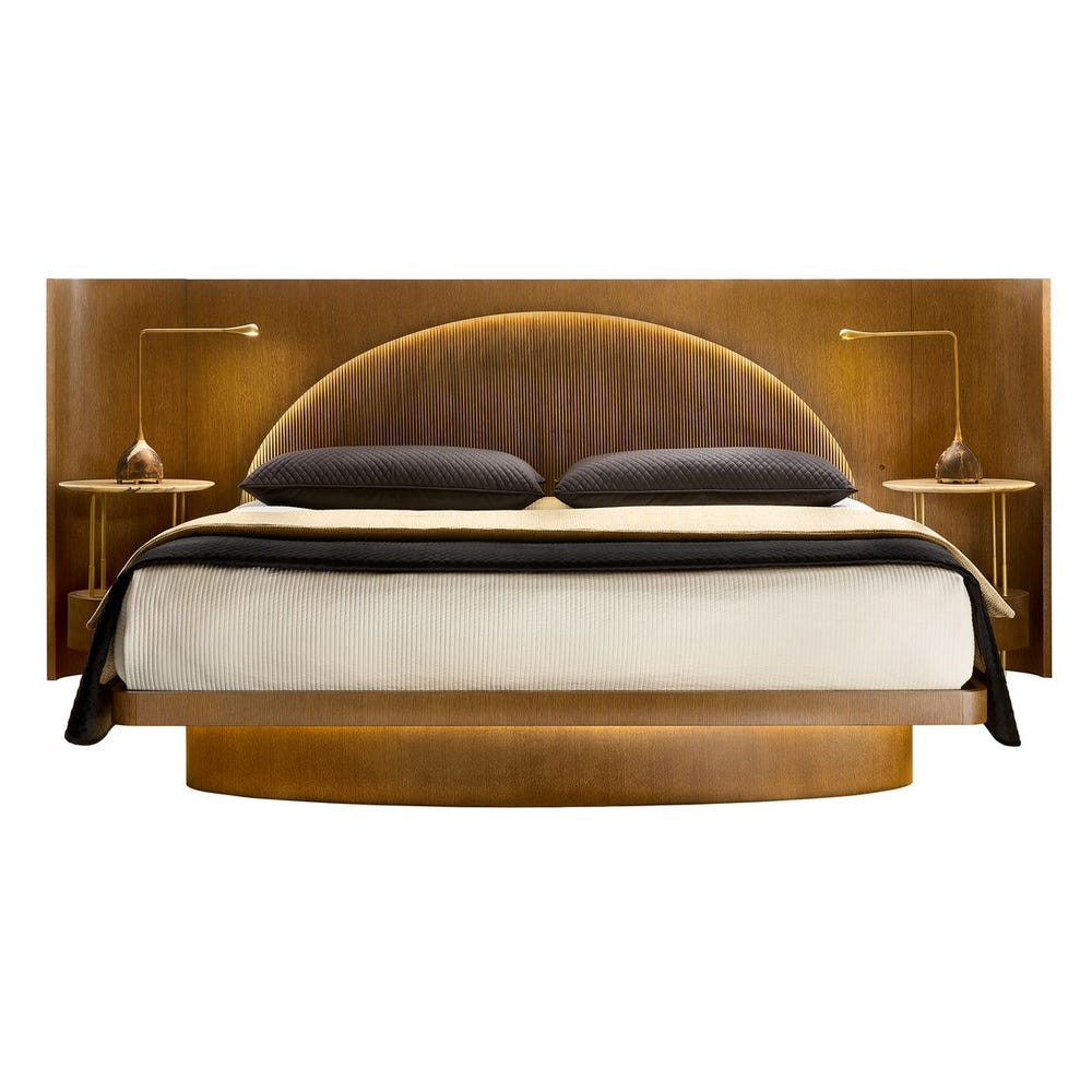 High Light, Lighted Platform Bed, King