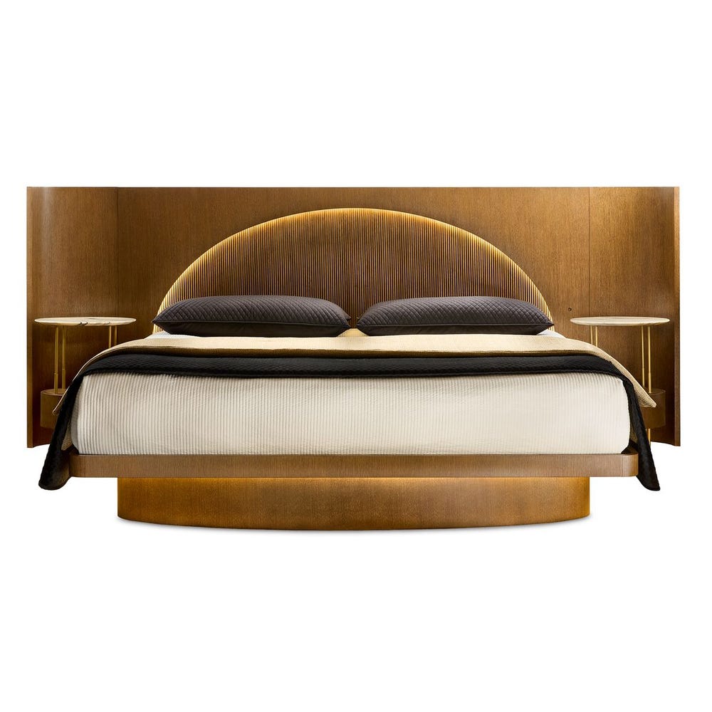 High Light, Lighted Platform Bed, King