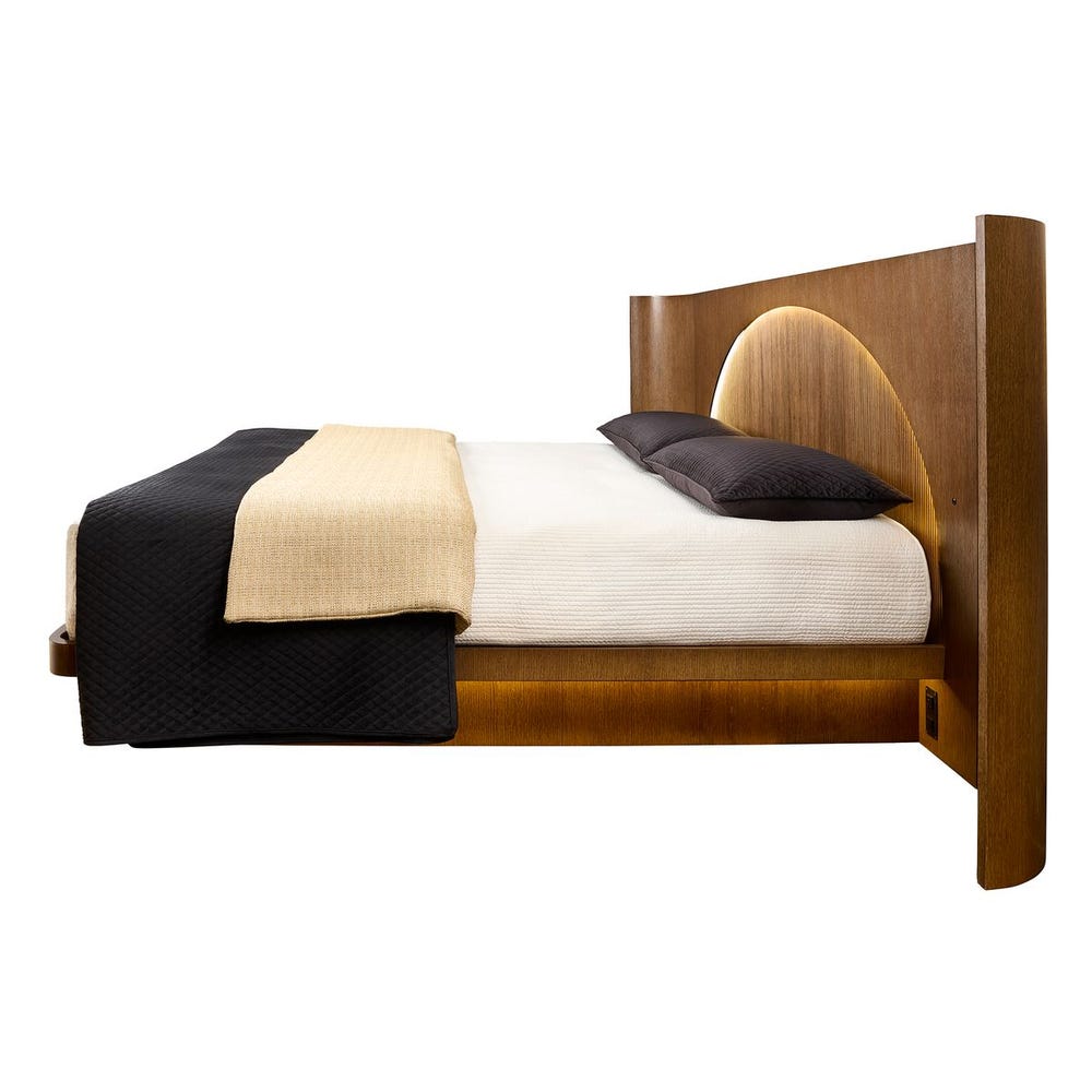 High Light, Lighted Platform Bed, King