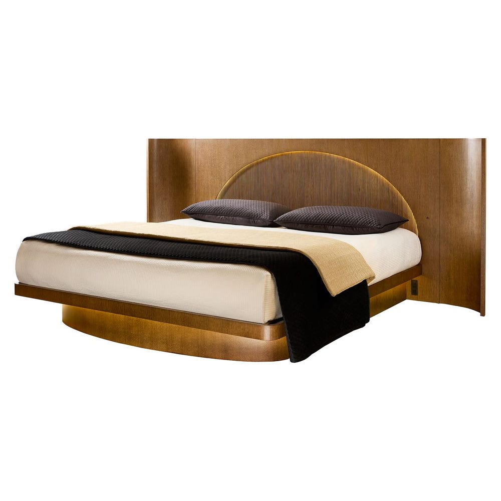 High Light, Lighted Platform Bed, King