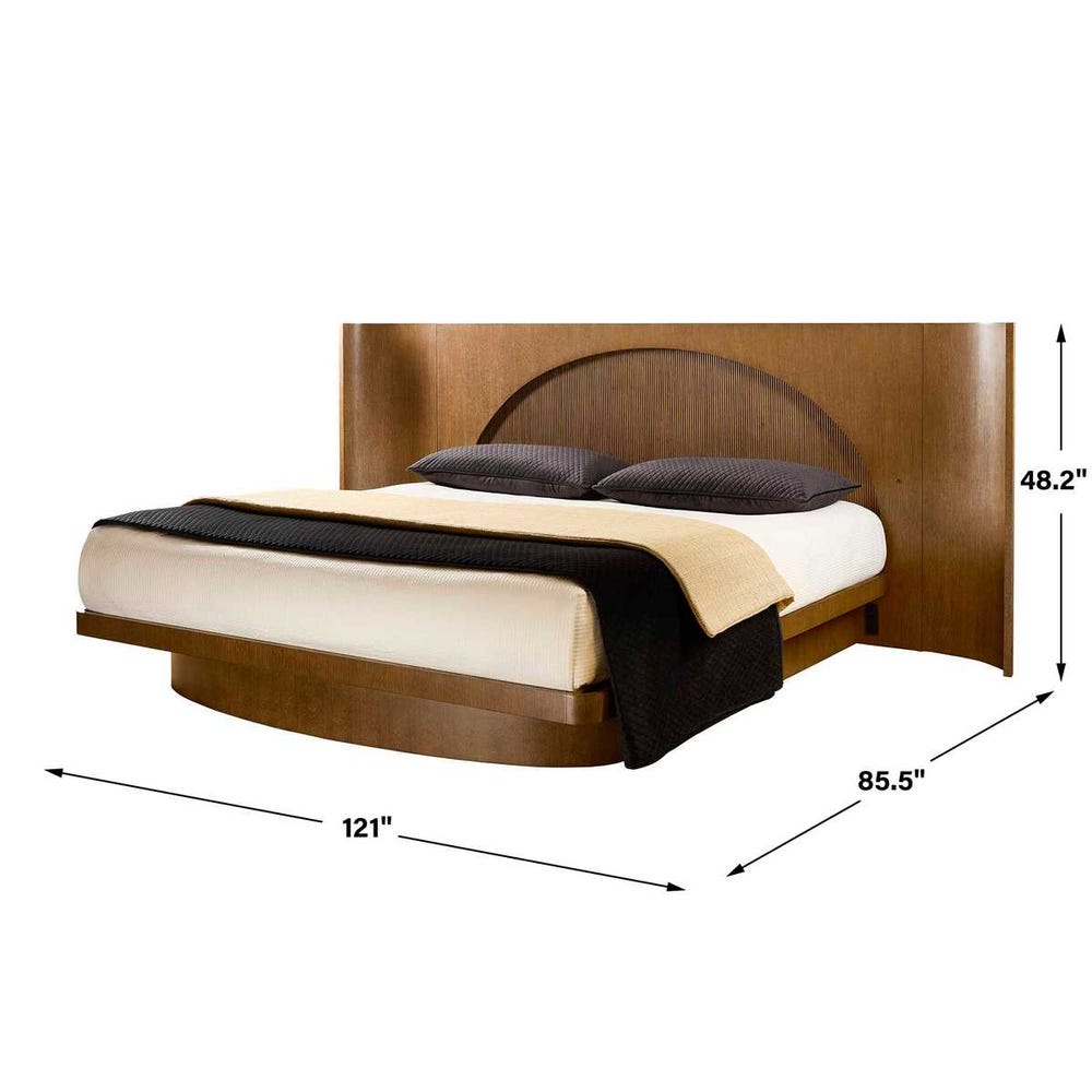 High Light, Lighted Platform Bed, King