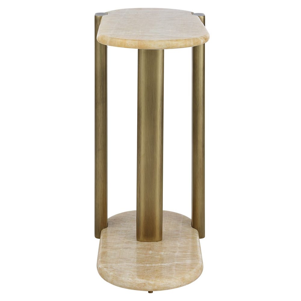 Rounded Cantilever Accent Table