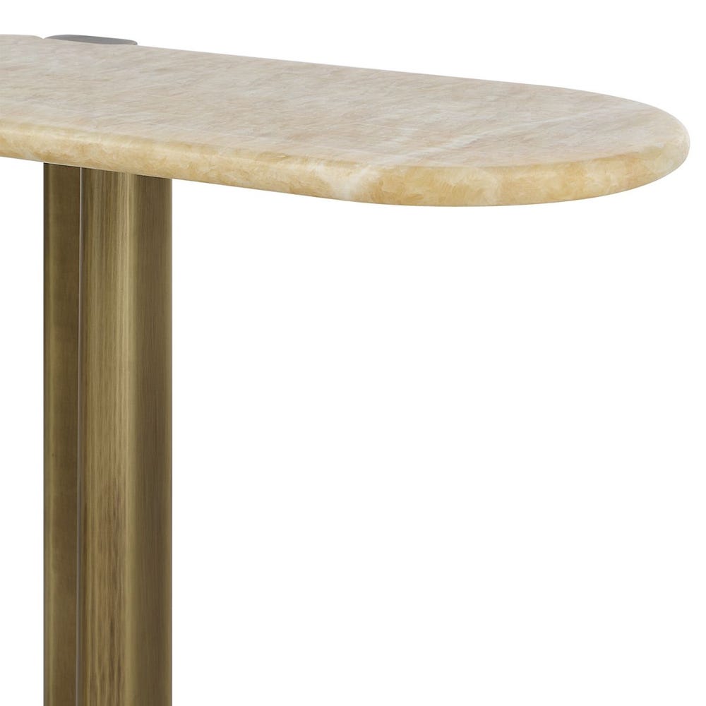 Rounded Cantilever Accent Table