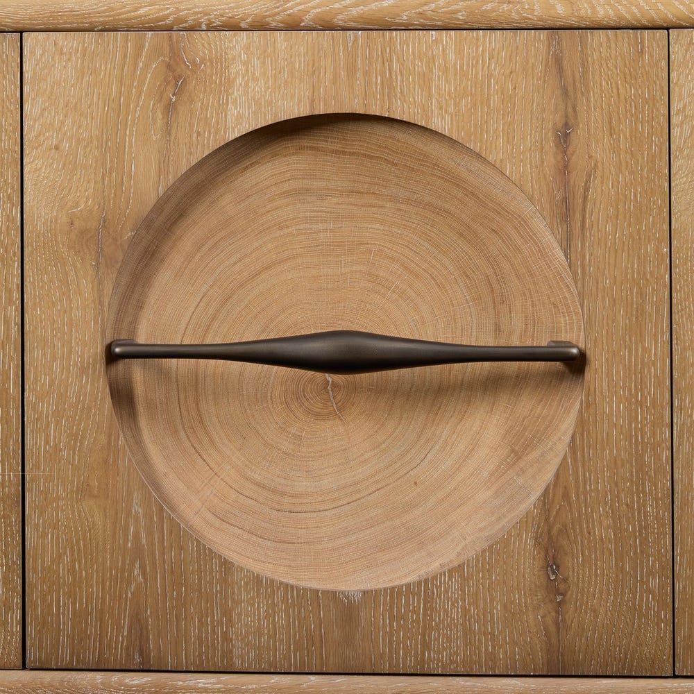 Forest Rings Lighted 3 Door Cabinet
