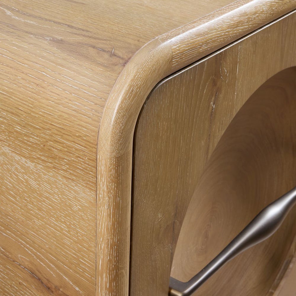 Forest Rings Lighted 3 Door Cabinet