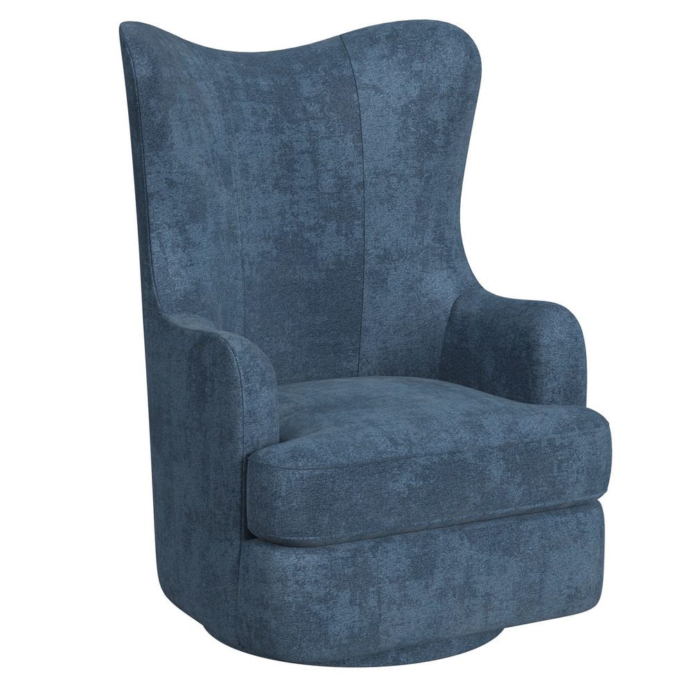 Hot Wing Swivel Chair - Lux Peacock
