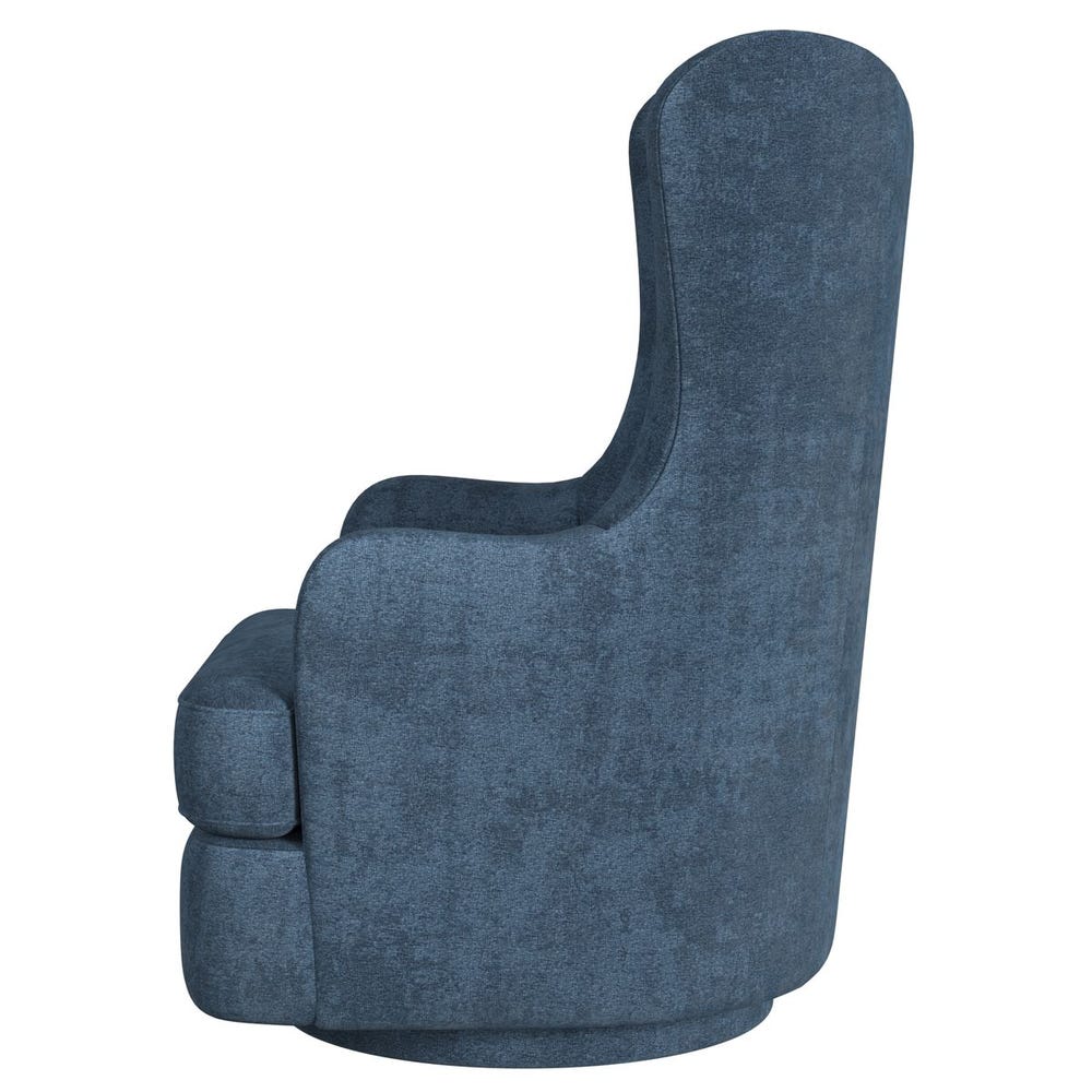Hot Wing Swivel Chair - Lux Peacock