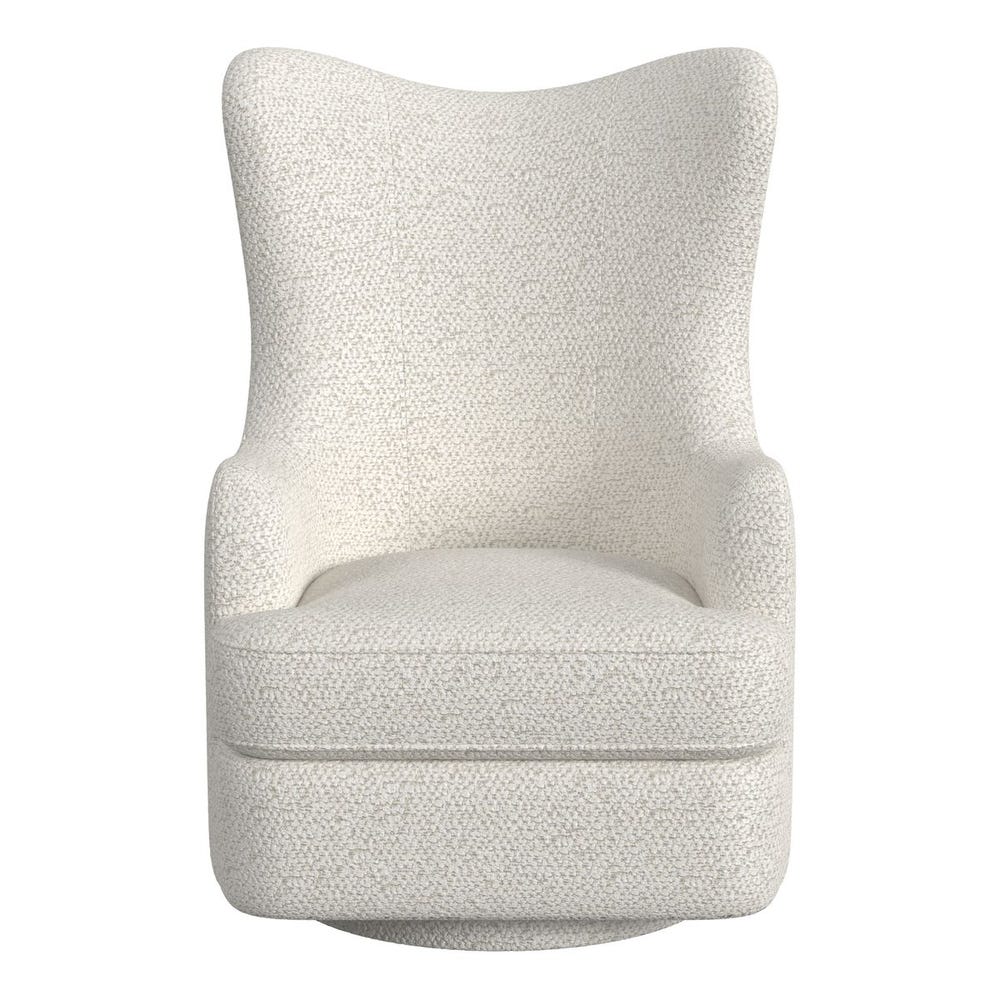 Hot Wing Swivel Chair - Cuddly Cream