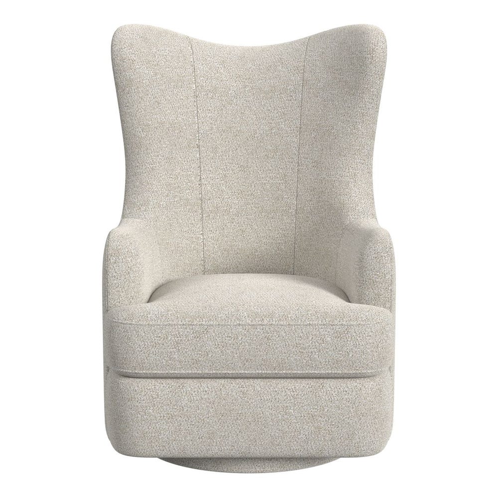 Hot Wing Swivel Chair - Snuggle Vanilla