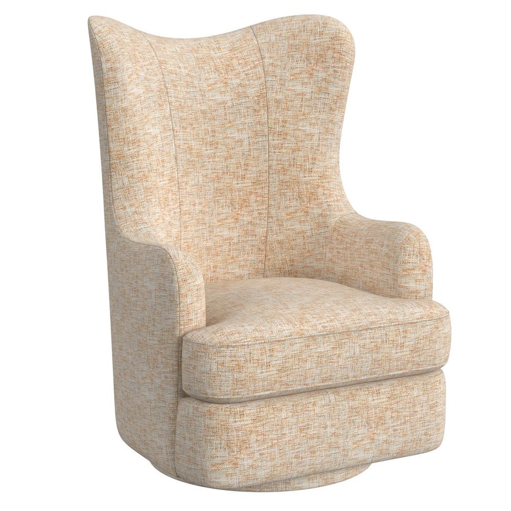 Hot Wing Swivel Chair - Thatched Butterscotch